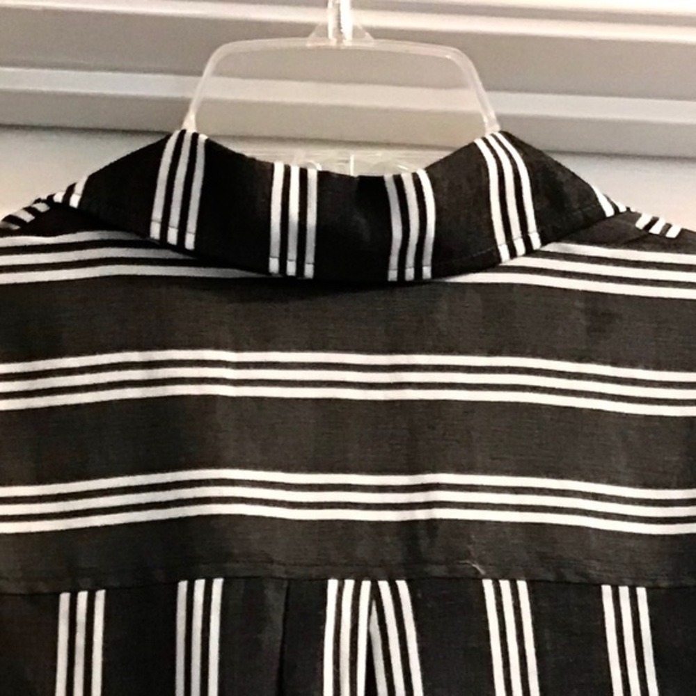 New York & Company Striped Ladies Blouse - Picture 8 of 10